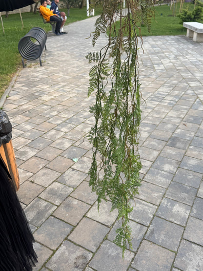 Ghirlanda artificiala tip feriga din cauciuc moale, 120 cm, Ruyidecor
