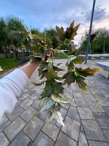 Ghirlanda artificiala curgatoare cu frunze de vita, 45 cm, 4 culori, Ruyidecor