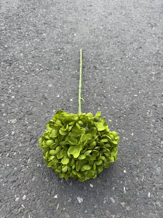 Hortensie artificiala cu tija, 85 cm, verde, Ruyidecor