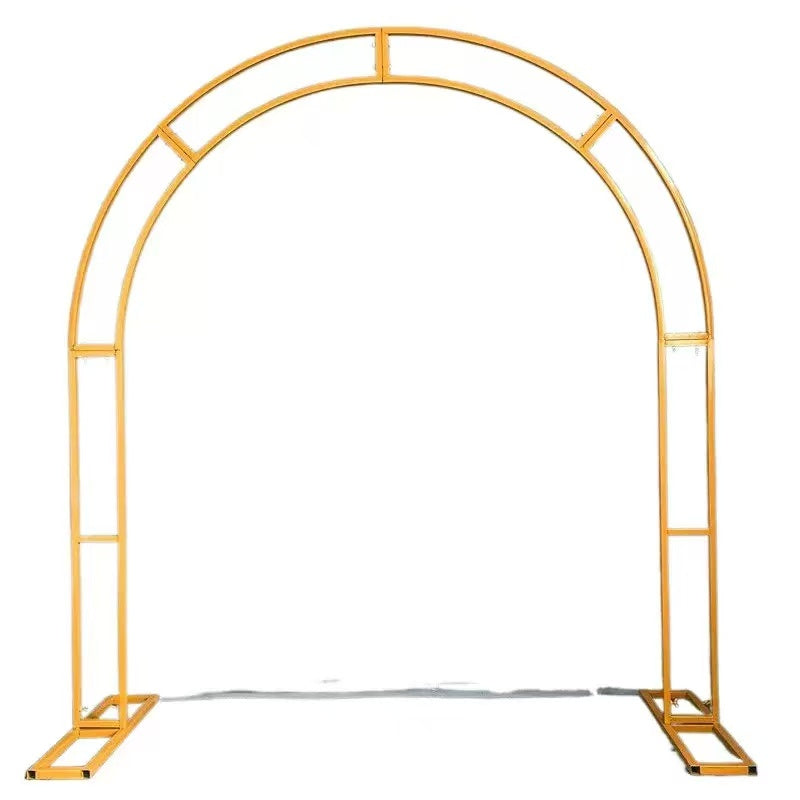 Arc Metalic Aurit în Formă de Poartă, 220 x 200 cm