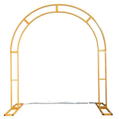 Arc Metalic Aurit în Formă de Poartă, 220 x 200 cm