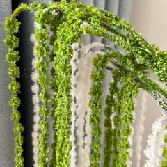 Ramură Artificială Decorativă – Frunze Fine Verde Natural