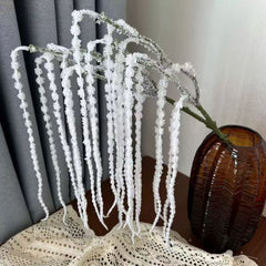 Ramură Artificială Decorativă – Frunze Fine Verde Natural