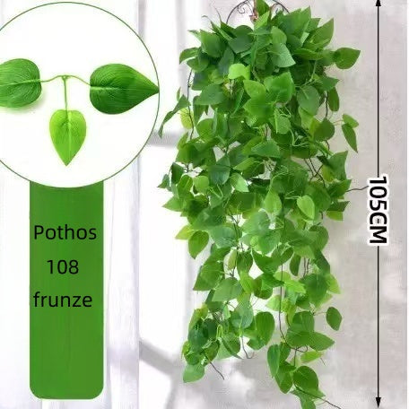 Plantă Artificială Tropicală de Interior – 105 cm, 108 Frunze Lucioase Decorative
