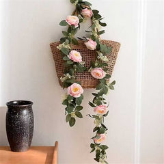 Ghirlandă Decorativa cu Flori Artificiale, 1.9m, Ideala pentru evenimente si Decor Interior