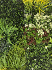 Panou Decorativ Vertical cu Plante Artificiale, Mix Exotic 1x1m