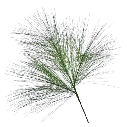Ramura Artificiala Puf Verde, Efect Natural Aerat pentru Decor Panouri și Aranjamente, 95 cm