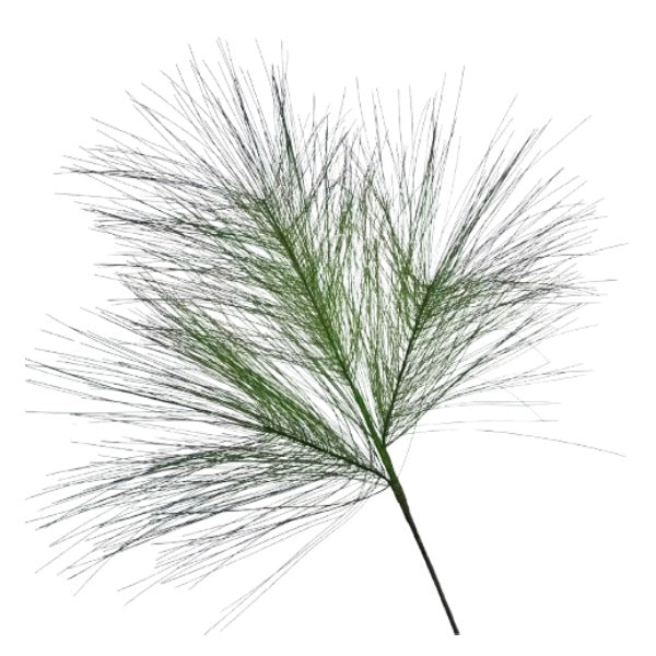 Ramura Artificiala Puf Verde, Efect Natural Aerat pentru Decor Panouri și Aranjamente, 95 cm