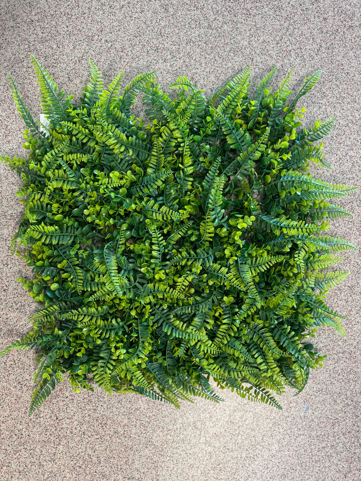 Panou verde artificial tip feriga densa, 50 x 50 cm, Ruyidecor
