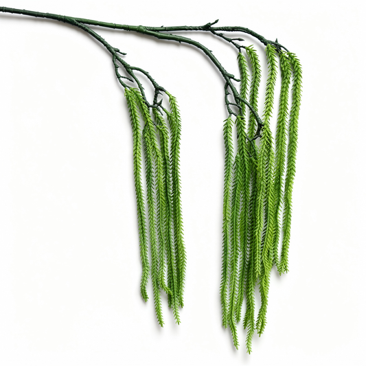 Ghirlanda artificiala curgatoare tip amarant, 120 cm, verde sau bordo, Ruyidecor - Verde