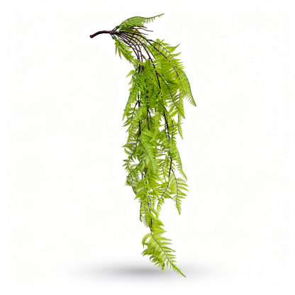 Feriga artificiala curgatoare, 90 cm, 3 nuante de verde, Ruyidecor - Verde deschis