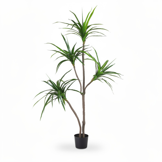 Plantă artificială decorativă Dracaena, 80 cm, cu ghiveci inclus - Default Title
