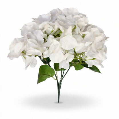 Buchet Floral Artificial Tip Hortensie  45 cm, Diverse Culori, Aspect Voluminos, cu Frunze Decorative Verzi, pentru Decor Interior - 5