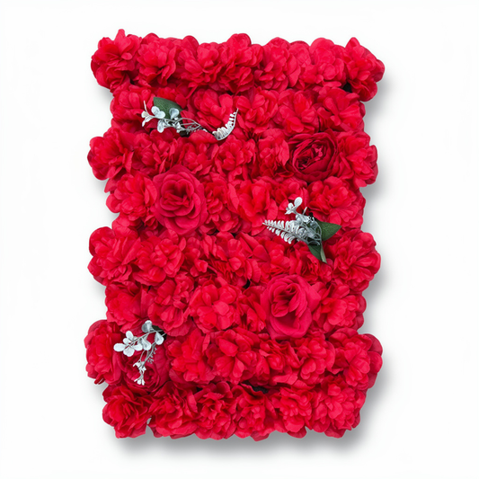 Panou decorativ cu flori artificiale Diverse Culori, 60x40 cm, Ruyidecor - 4