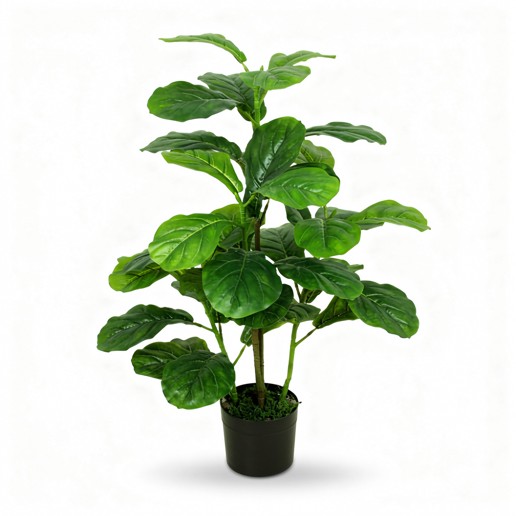 Palmier artificial 100cm, aproximativ 40 frunze cu aspect natural de palmier adevarat  cu ghiveci - Default Title