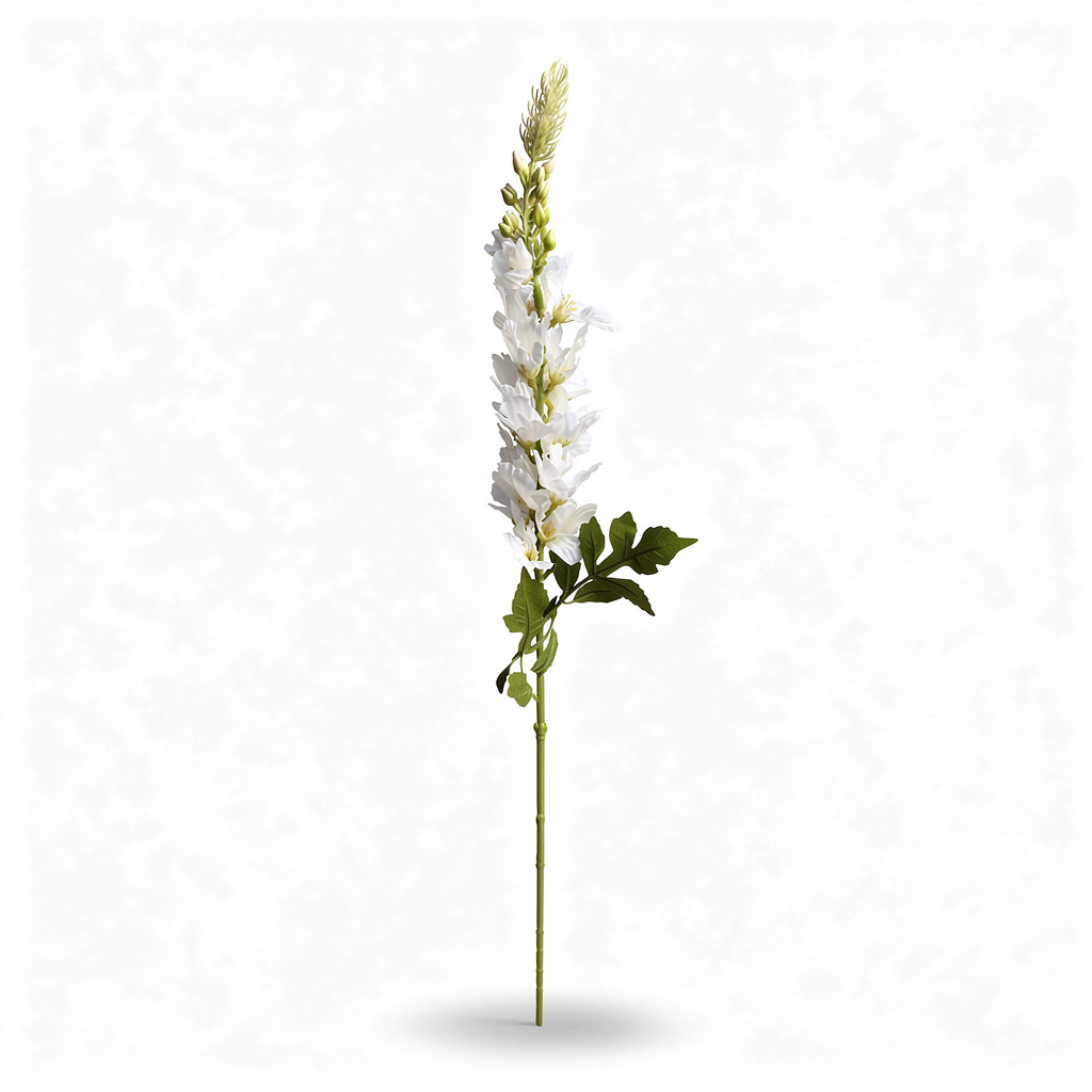 Crenguță Florală Artificială Tip Delphinium 75 cm, Diverse Culori, Elegantă pentru Decor Interior și Evenimente, 1 buc - 3