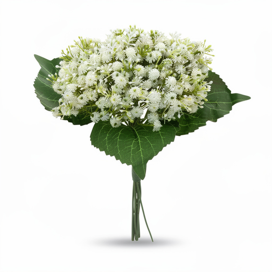Buchet gipsofila artificiala, 35 cm, alb, Ruyidecor