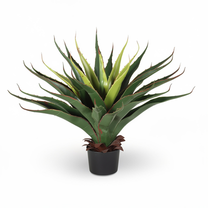 Plantă artificială decorativă Agave, 50 cm, ghiveci inclus - Default Title