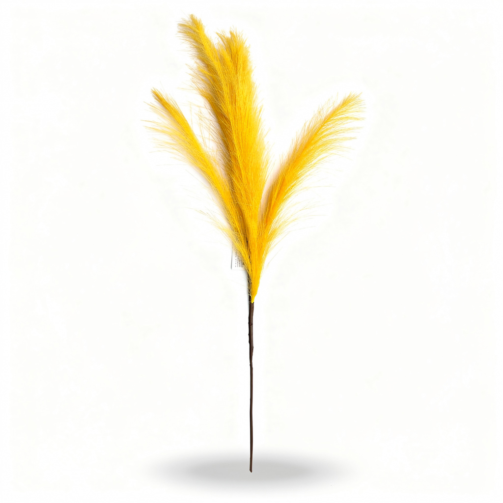 Pană Decorativă Artificială Tip Pampas 60 cm, Diverse Culori, 1 buc - 3