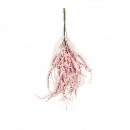 Ramură Artificială Decorativă – Frunze Texturate, diverse culori , 80 cm - Roz