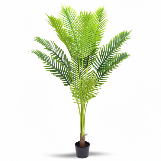 Palmier artificial decorativ Areca, 160 cm, cu ghiveci inclus - Default Title