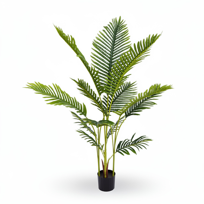 Palmier artificial decorativ, 140 cm, cu ghiveci inclus - Default Title