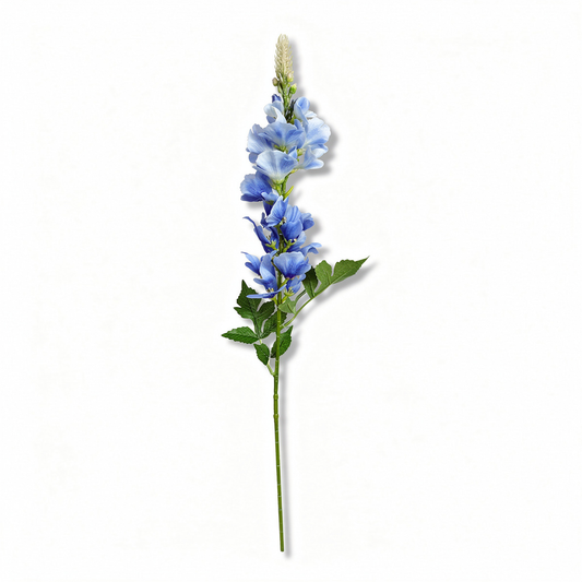 Crenguță Florală Artificială Tip Delphinium 75 cm, Diverse Culori, Elegantă pentru Decor Interior și Evenimente, 1 buc - 1