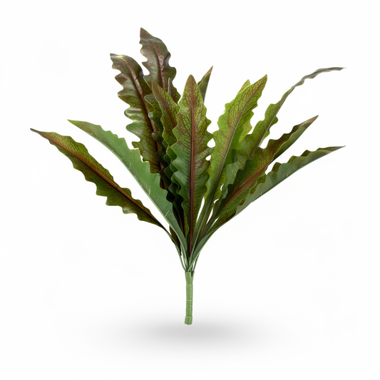 Buchet artificial decorativ tip feriga, 50 cm, verde, Ruyidecor