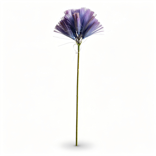 Floare Artificiala Decorativa Tip Puf  75 cm, Fir Elegant pentru Aranjamente și Evenimente - 1