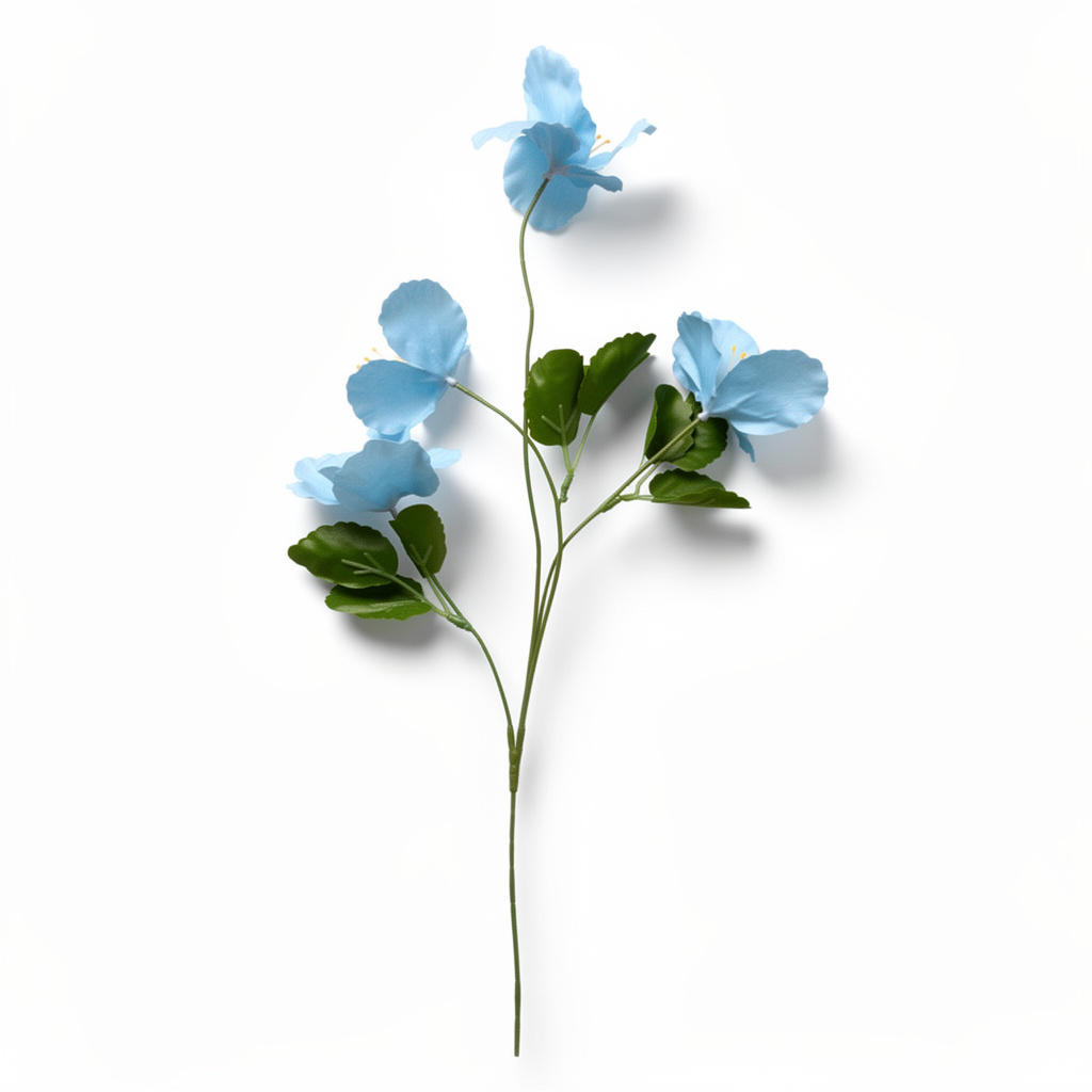 Floare Artificială Decorativă Tip Flori Delicate, Diverse Culori, 1 buc - 2