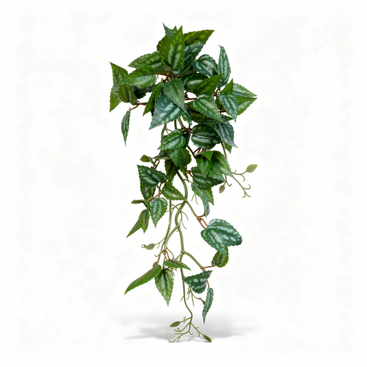 Planta artificiala curgatoare cu frunze argintii, 45 cm, Ruyidecor