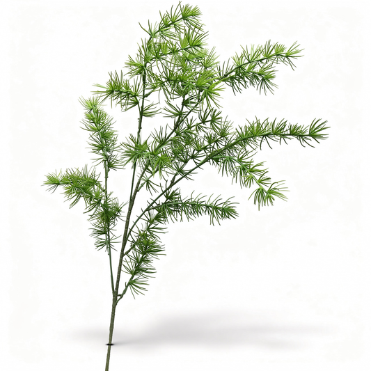 Ramura Artificiala Verde, Aspect Natural cu Frunze Fine Decorative, 85 cm