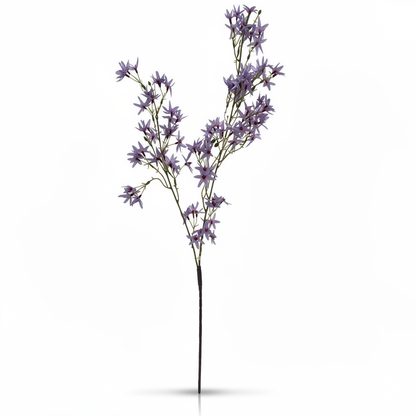 Floare Artificială Decorativă Tip Crenguță cu Flori Stelate 110 cm - 4