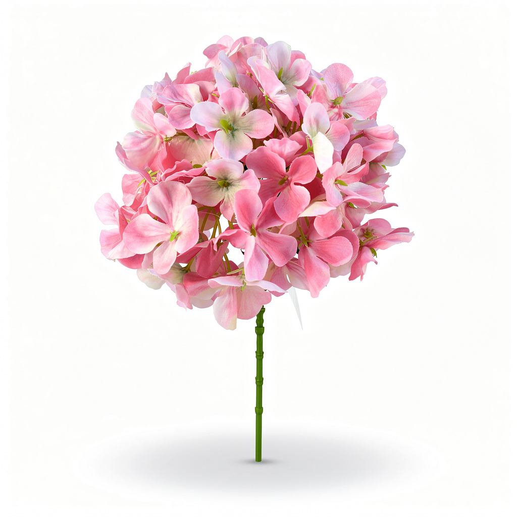 Floare Artificială Decorativă Tip Hortensie, Diverse Culori, 1 buc - 2