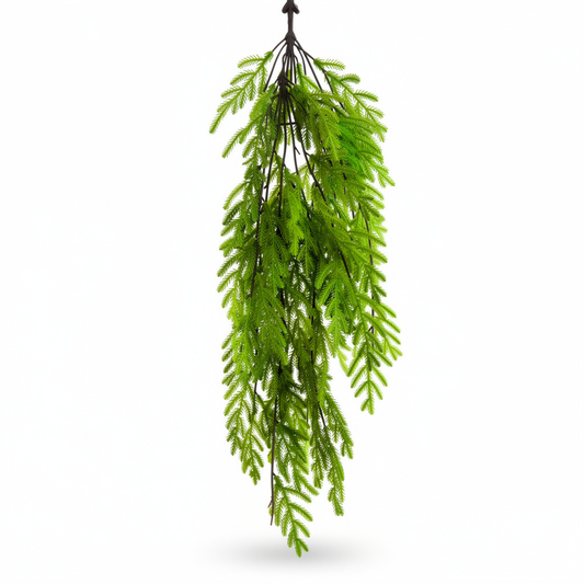 Planta artificiala curgatoare cu frunze inguste, 90 cm, verde, Ruyidecor