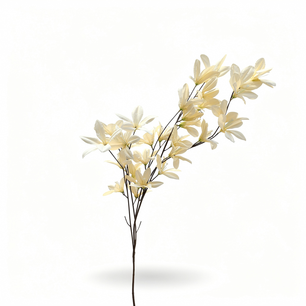 Crenguță Decorativă cu Flori 100 cm, Diverse Culori, Aspect Elegant și Natural, 1 buc - 2