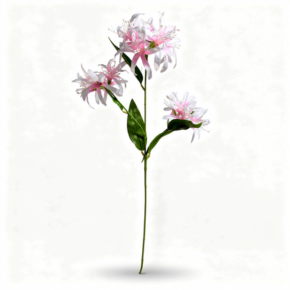 Floare Artificială Decorativă 70 cm, Flori Tip Crin Exotic, 1 bucata - 2