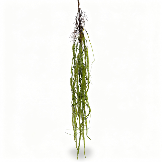 Ghirlanda artificiala filiforma din cauciuc moale, 120 cm, verde, Ruyidecor