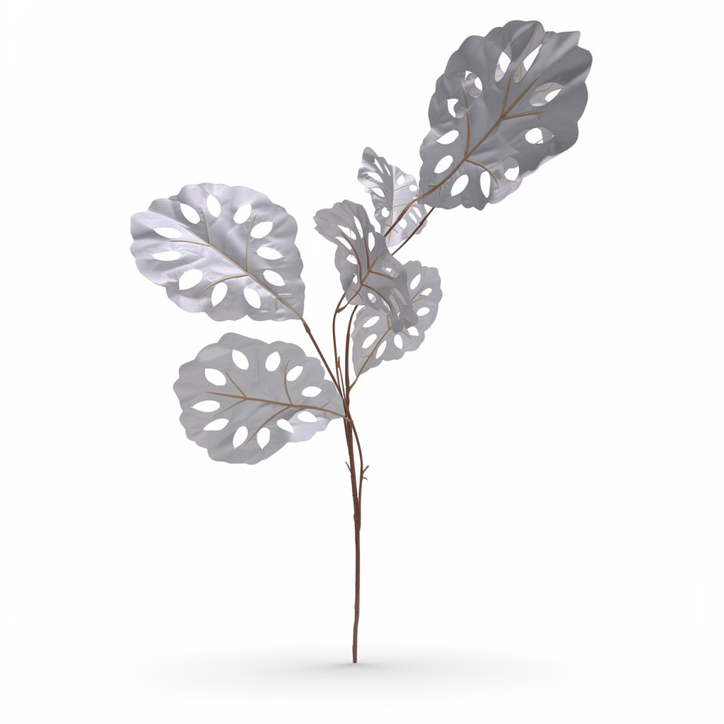 Frunză Artificială Tip Monstera 80 cm, Diverse Culori, 1 buc - 1