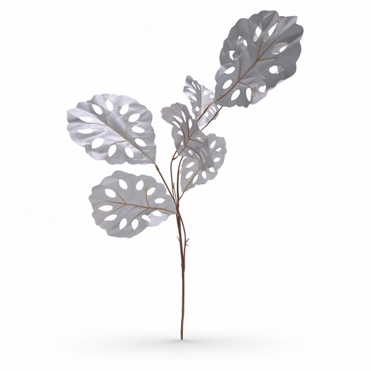 Frunză Artificială Tip Monstera 80 cm, Diverse Culori, 1 buc - 1