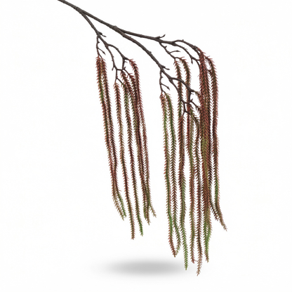 Ghirlanda artificiala curgatoare tip amarant, 120 cm, verde sau bordo, Ruyidecor - Bordo