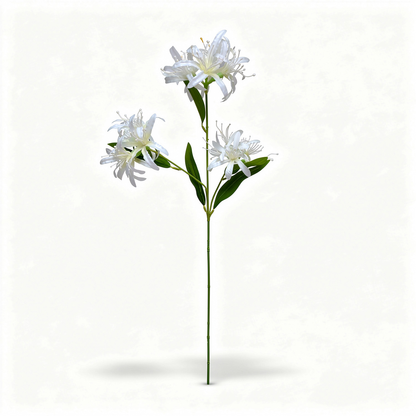 Floare Artificială Decorativă 70 cm, Flori Tip Crin Exotic, 1 bucata - 3