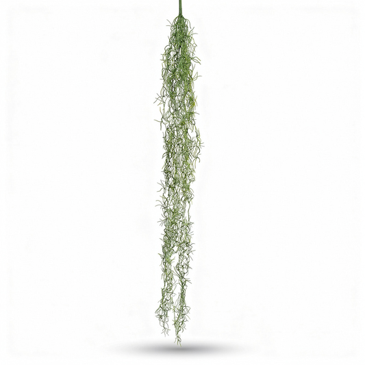 Ghirlanda artificiala curgatoare cu frunze fine, 120 cm, 3 nuante, Ruyidecor - Verde salvie