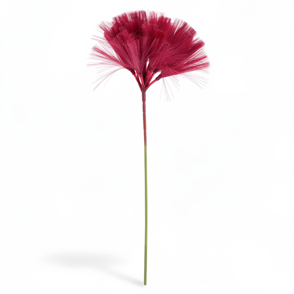 Floare Artificiala Decorativa Tip Puf  75 cm, Fir Elegant pentru Aranjamente și Evenimente - 3