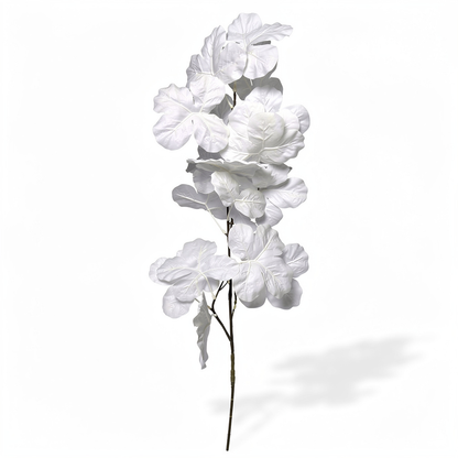 Floare Artificială Decorativă Tip Ramură cu Flori Albe, Diverse Culori, 1 buc - 2