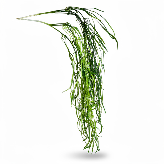 Planta artificiala curgatoare tip iarba, 60 cm, verde, Ruyidecor