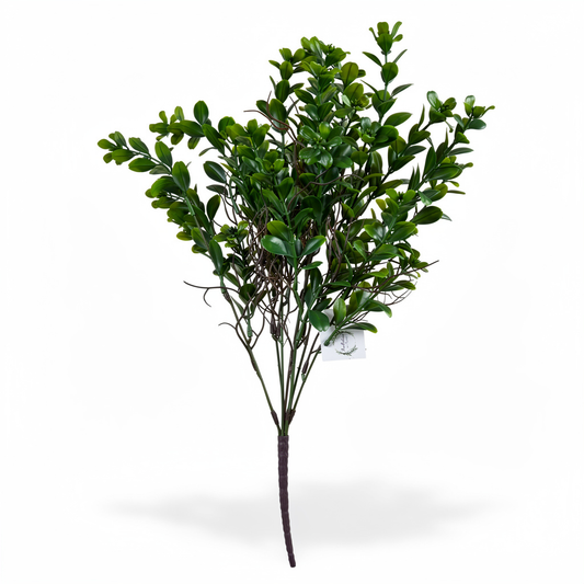 Buchet artificial tip buxus dens, 55 cm, Ruyidecor