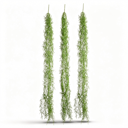 Ghirlandă Artificială Verde – Aspect Natural, Frunze Mici Decorativel, Lungime 135 cm