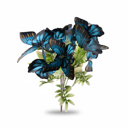 Buchet Artificial Decorativ cu Fluturi 45 cm, Diverse Culori, Design Unic și Elegant, 1 buc - 3