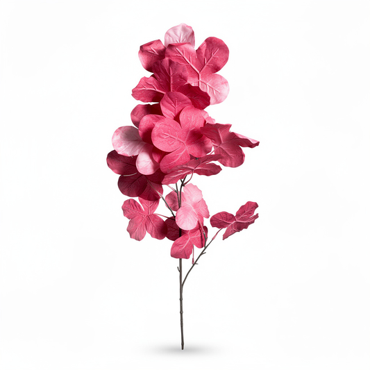 Floare Artificială Decorativă Tip Ramură cu Flori Albe, Diverse Culori, 1 buc - 1